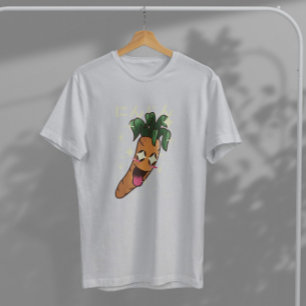 Lycklig Carrot Kawaii T Shirt