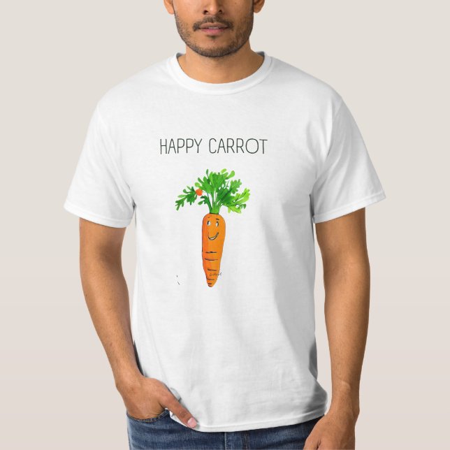 Lycklig Carrot T-Shirt (Framsida)