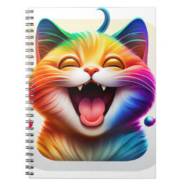 Lycklig Cat Anteckningsbok