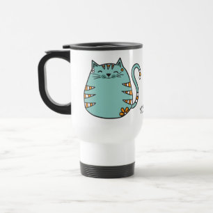 Lycklig Cat-användarnamn mugg