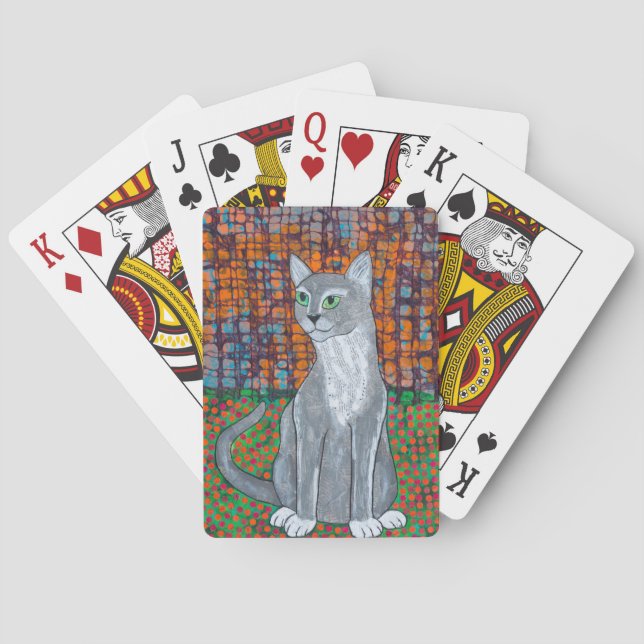 Lycklig Cat Casinokort (Baksidan)