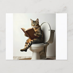 Lycklig Cat: Cute Kitten Design for Cat Lovers Helg Vykort