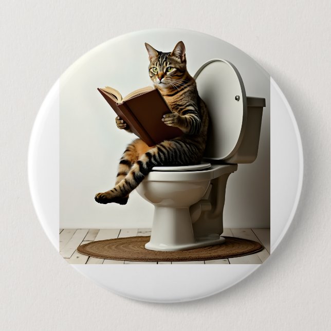 Lycklig Cat: Cute Kitten Design for Cat Lovers Knapp (Framsida)