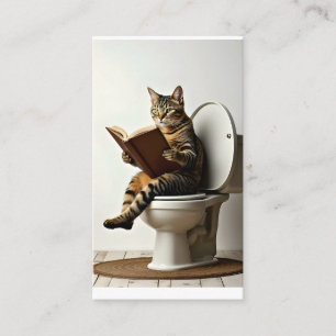 Lycklig Cat: Cute Kitten Design for Cat Lovers Visitkort