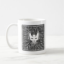 Lycklig Cat Kaffemugg