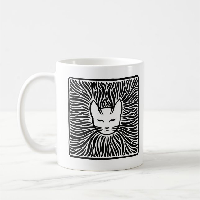 Lycklig Cat Kaffemugg (Vänster)