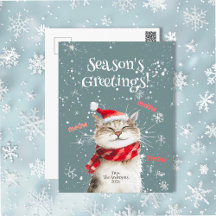 Lycklig Cat Meow-jul