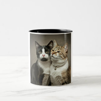 Lycklig Cat par kaffe Mugg