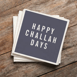 Lycklig Challah Days | Funny Helgdag Hanukkah Pappersservett