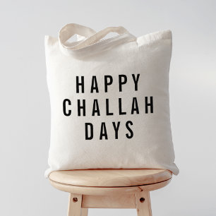 Lycklig Challah Days Funny Helgdag Tygkasse