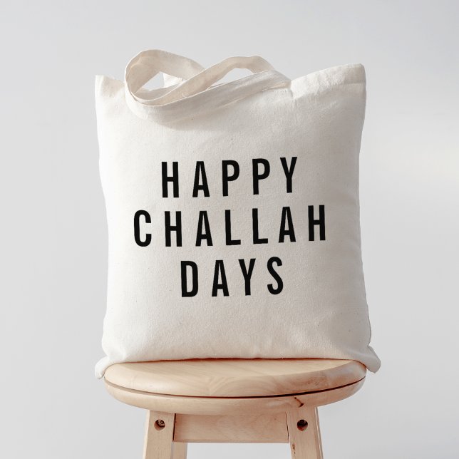 Lycklig Challah Days Funny Helgdag Tygkasse (Skapare uppladdad)