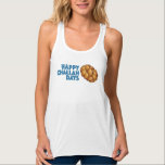 Lycklig Challah Days Hanukkah Chanukah Funny Helgd Linne Med Racerback<br><div class="desc">Tanktopet har en originalmarkör som illustrerar en limpa med braided utmanah-bröd, med LYCKLIG CHALLAH DAYS i ett typsnitt av roligten. Perfekt för Hanukkah helgdag firande! Ser du inte vad du är tittar för? Behöver du hjälp med anpassning? Klicka på "kontakta den här designern" för att få något skapat för dig!...</div>
