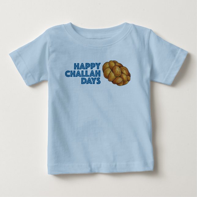 Lycklig Challah Days Hanukkah Chanukah Helgdag Bre T Shirt (Framsida)