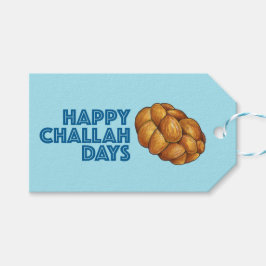 Lycklig Challah Days Hanukkah Chanukah Helgdag Presentetikett