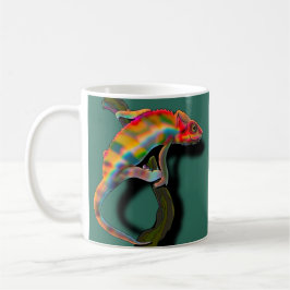 Lycklig Chameleon Kaffemugg