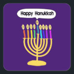 Lycklig Channukah Menora / Chanukia Fyrkantigt Klistermärke<br><div class="desc">hanuka, hannuka, hannukah, hanukah, hannukkah, hanukkah, chanuka, kanuka, kanuka, kanukah, chanukkah, chanukkah chanukia, chanukkia, hanukia, hanukkia, menora, mennora, menorra helgdag, helgdagar önskan, judendom, "lycklig hanukkah", lycklig ansikte", candelabra, lycklig, kanalukah, hannuka, hanukkah, hanuka, chanuka, chanukkah, chanukah, kanuka, "lycklig kanalukah", sameach, chag sameach, menora, menorah, hanukia, chanuchau, chanuchau kia, jewant, judaism, judisk,...</div>
