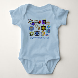 LYCKLIG CHANUKAH BABY JERSEY BODYSUIT T SHIRT