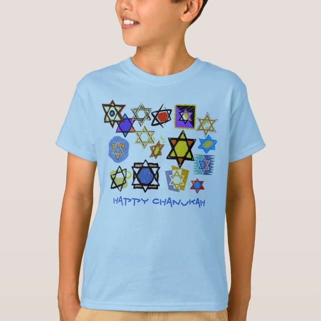 LYCKLIG CHANUKAH BOYS SHIRTS & HOODIES - JUDAICA T SHIRT (Framsida)