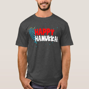Lycklig Chanukah Festive Jewish Helgdag Light Me T Shirt