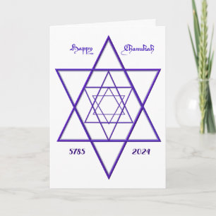 Lycklig Chanukah Fully Anpassade Photo Kort