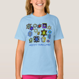 LYCKLIG CHANUKAH GIRL'S SHIRTS & HOODIES - JUDAICA T SHIRT