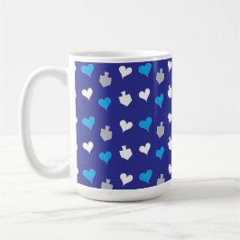 Lycklig Chanukah/Hanukkah PETS Blue Mugg
