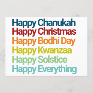 Lycklig Chanukah Jul Helgdag Allt Inbjudningar