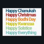 Lycklig Chanukah Julens Helgdag Inbjudningar<br><div class="desc">Säg glad helg och roa allt till alla i detta allomfattande,  moderna och minimala helgdag med Chanukah,  jul,  Kwanzaa,  Solstice,  Bodhi Day och nyår. lämna inte ut någon i år och sprida glädje och kärlek till alla dina familjer och vänner.</div>