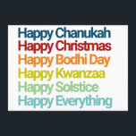 Lycklig Chanukah Julens Helgdag Inbjudningar<br><div class="desc">Säg glad helg och roa allt till alla i detta allomfattande,  moderna och minimala helgdag med Chanukah,  jul,  Kwanzaa,  Solstice,  Bodhi Day och nyår. lämna inte ut någon i år och sprida glädje och kärlek till alla dina familjer och vänner.</div>