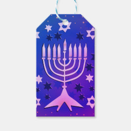 Lycklig Chanukah Personlig Gift Märkre Presentetikett