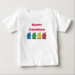 Lycklig Chanukah T-tröja Tee Shirt<br><div class="desc">Lycklig Chanukah T-tröja med dreidelshanukahhannukkah Chanukdah</div>
