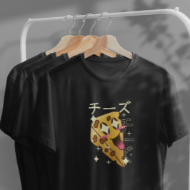 Lycklig Cheese Kawaii T Shirt