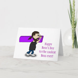 Lycklig Chef Europadagen till det kallaste chef nå Kort