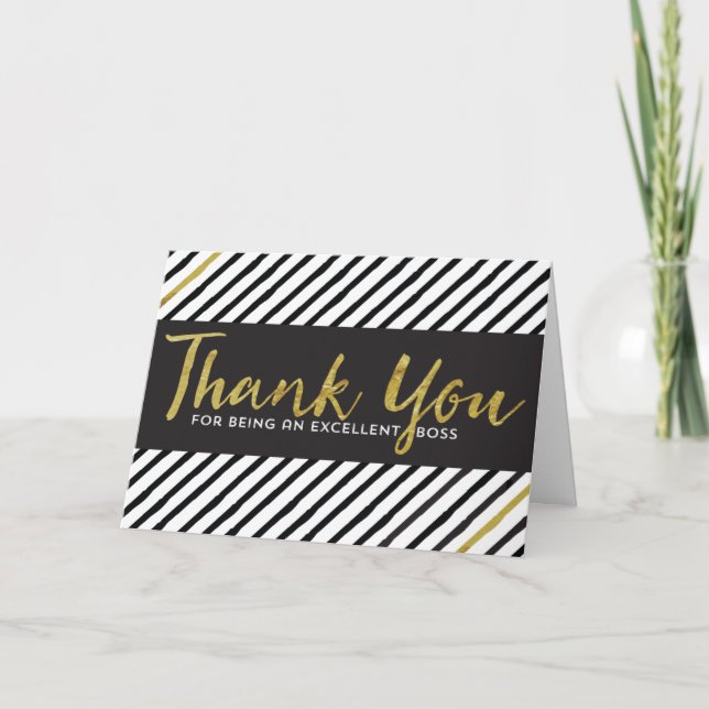 Lycklig Chef Europavagen Tack Kort (Framsida)