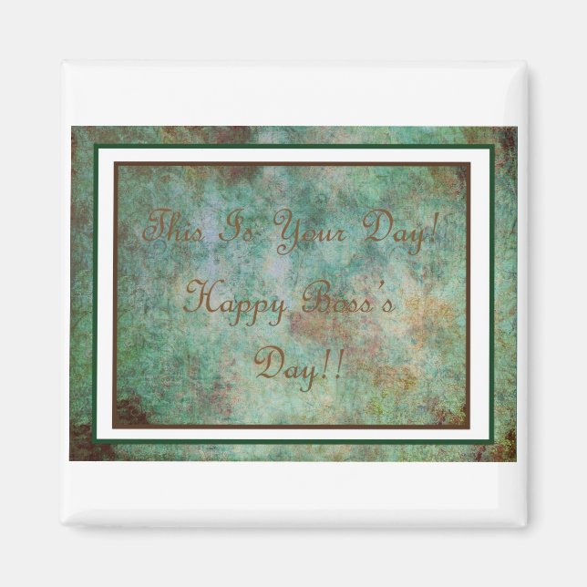 Lycklig Chef, fredag Frig Magnet! Magnet (Framsidan)