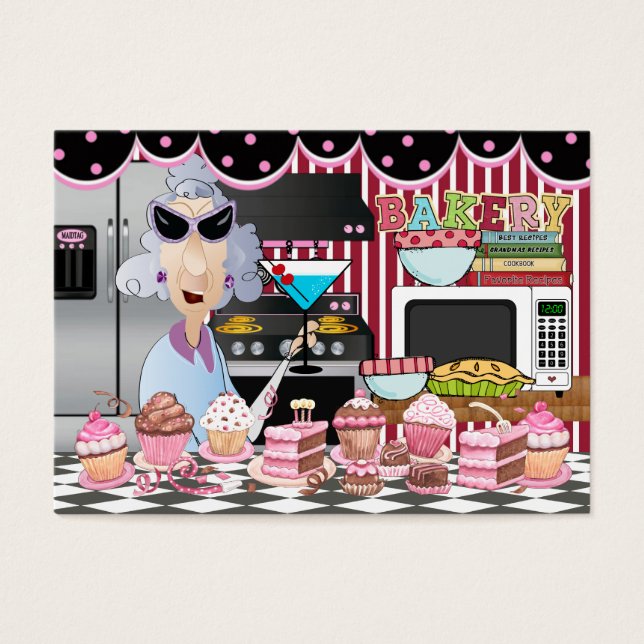 Lycklig Chef/köket av/kokta - SRF Visitkort (Framsidan)