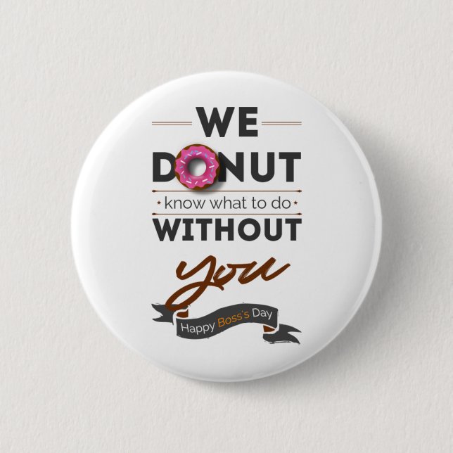 Lycklig Chefs-dagen Knapp (Framsida)