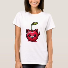 Lycklig Cherry Cat T-Shirt
