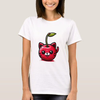 Lycklig Cherry Cat T-Shirt
