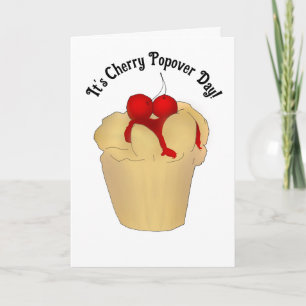 Lycklig Cherry Popover Day Kort