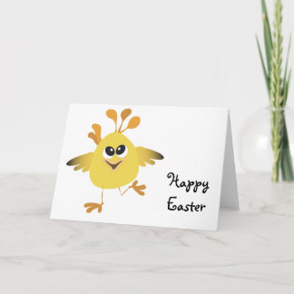 Lycklig Chick Helgkort