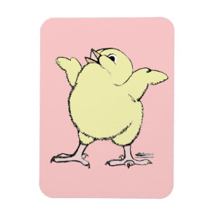 Lycklig Chick Magnet