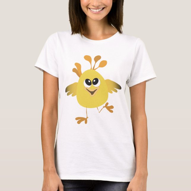 Lycklig chick t-shirt (Framsida)