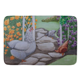 Lycklig Chicken Park Badrumsmatta
