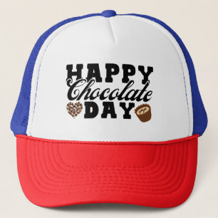 Lycklig Chocolate Day, Chocolate Älskare Glatt Keps