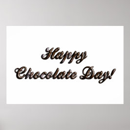 Lycklig Chocolate Day Poster
