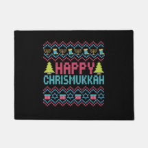 Lycklig Chrismukah Funny Jewish Ugly Sweater Gift