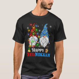 Lycklig Chrismukah Gnomes jul Hanukkah T Shirt