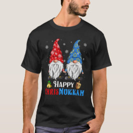 Lycklig Chrismukah Gnomes jul Hanukkah T Shirt