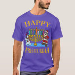 Lycklig Chrismukah Hanukkah jul Firande T Shirt<br><div class="desc">Lycklig Chrismukah Hanukkah jul Firande.</div>